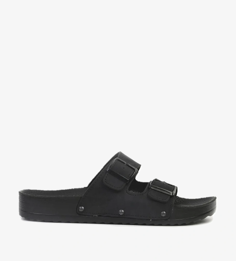 7035 Kadın Günlük Terlik Siyah - Görsel 1