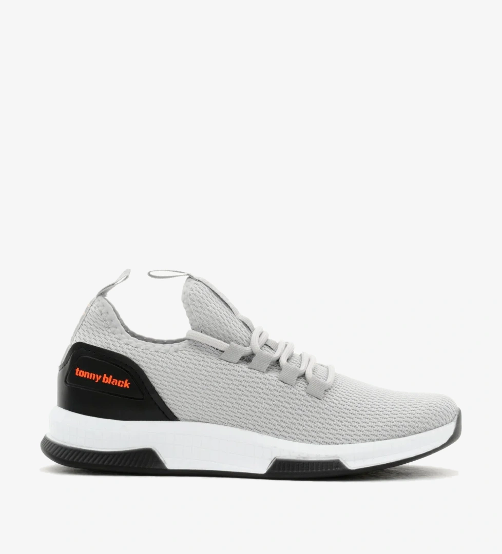 Unisex Füme Nefes Alabilen Kumaş Poli Taban Bağcıklı Spor Ayakkabı