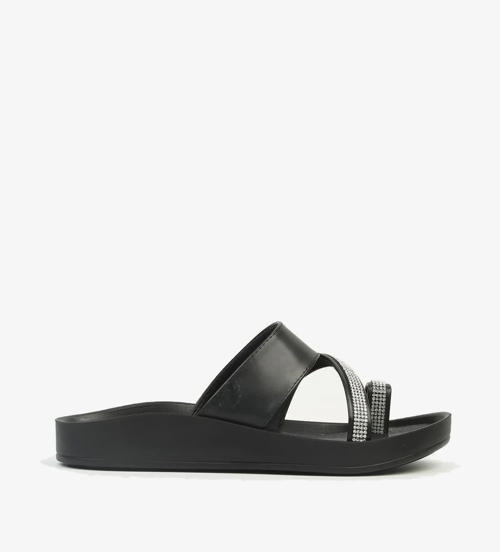 ® | PC-3510 - 4300 Siyah - Kadın Terlik - Görsel 1