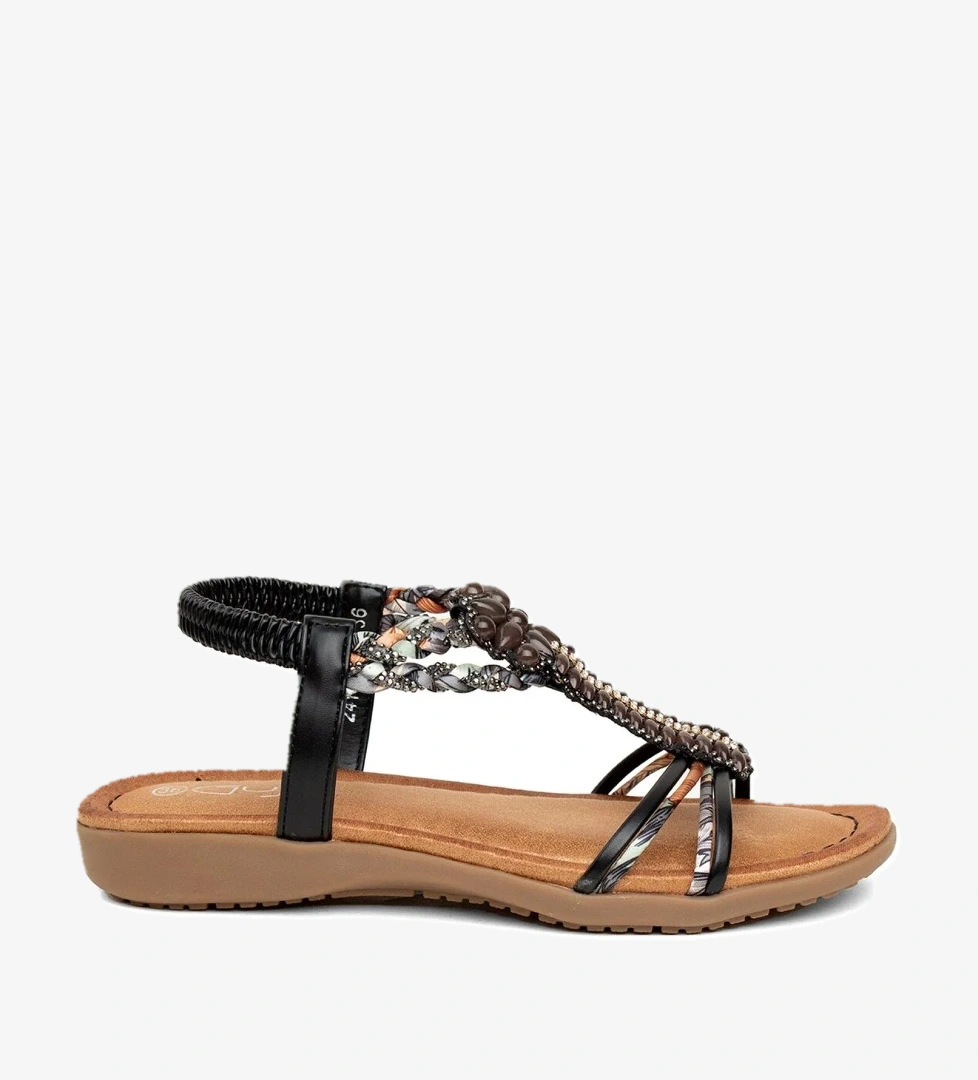 Guja 24Y150-38 Kadın Düz Sandalet Siyah model görseli