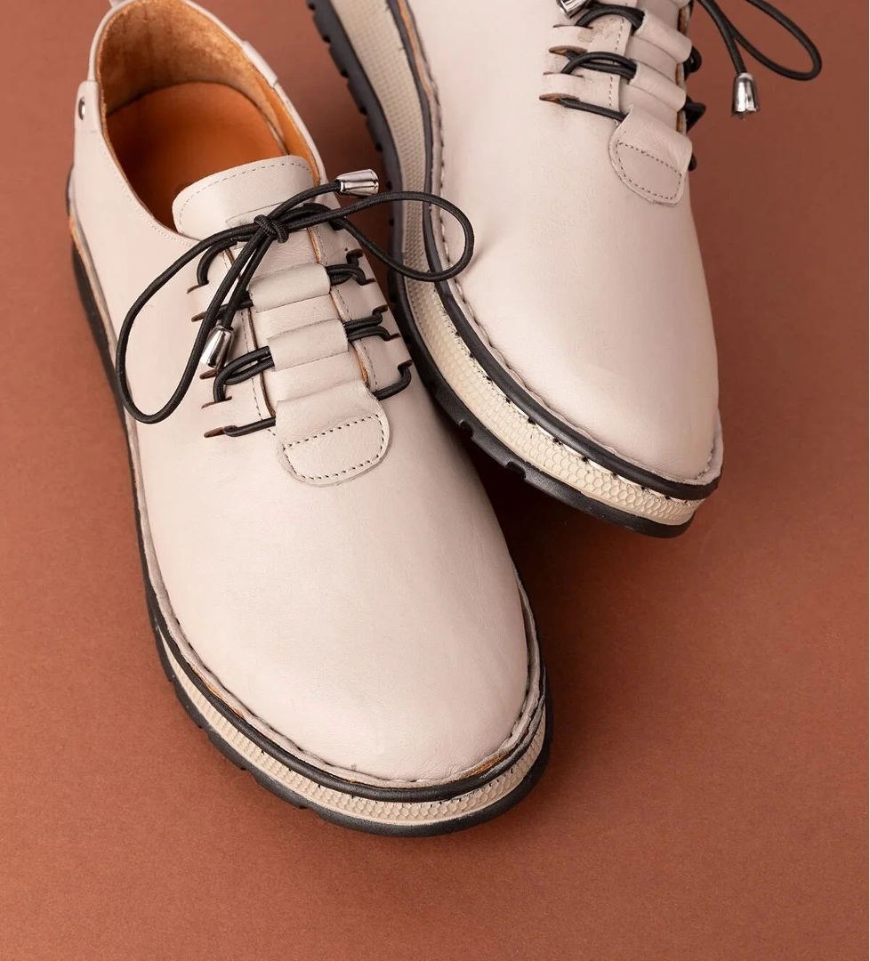 Gondol Kundura Gondol Hakiki Deri Hafif Taban Rahat Günlük Ayakkabı byz.530 model görseli