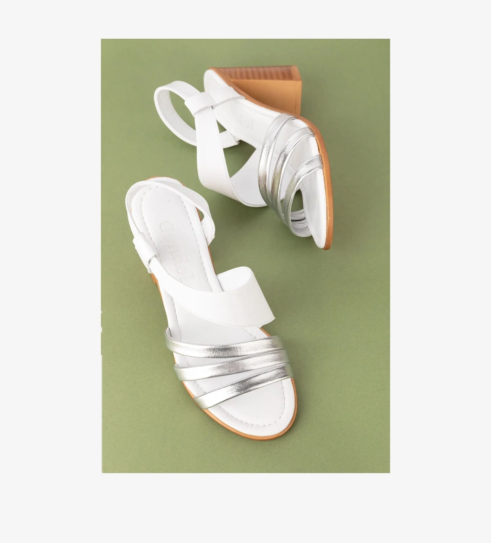 Gondol Kadın Hakiki Deri Topuklu Şık Ayakkabı tlh.603 - Görsel 1