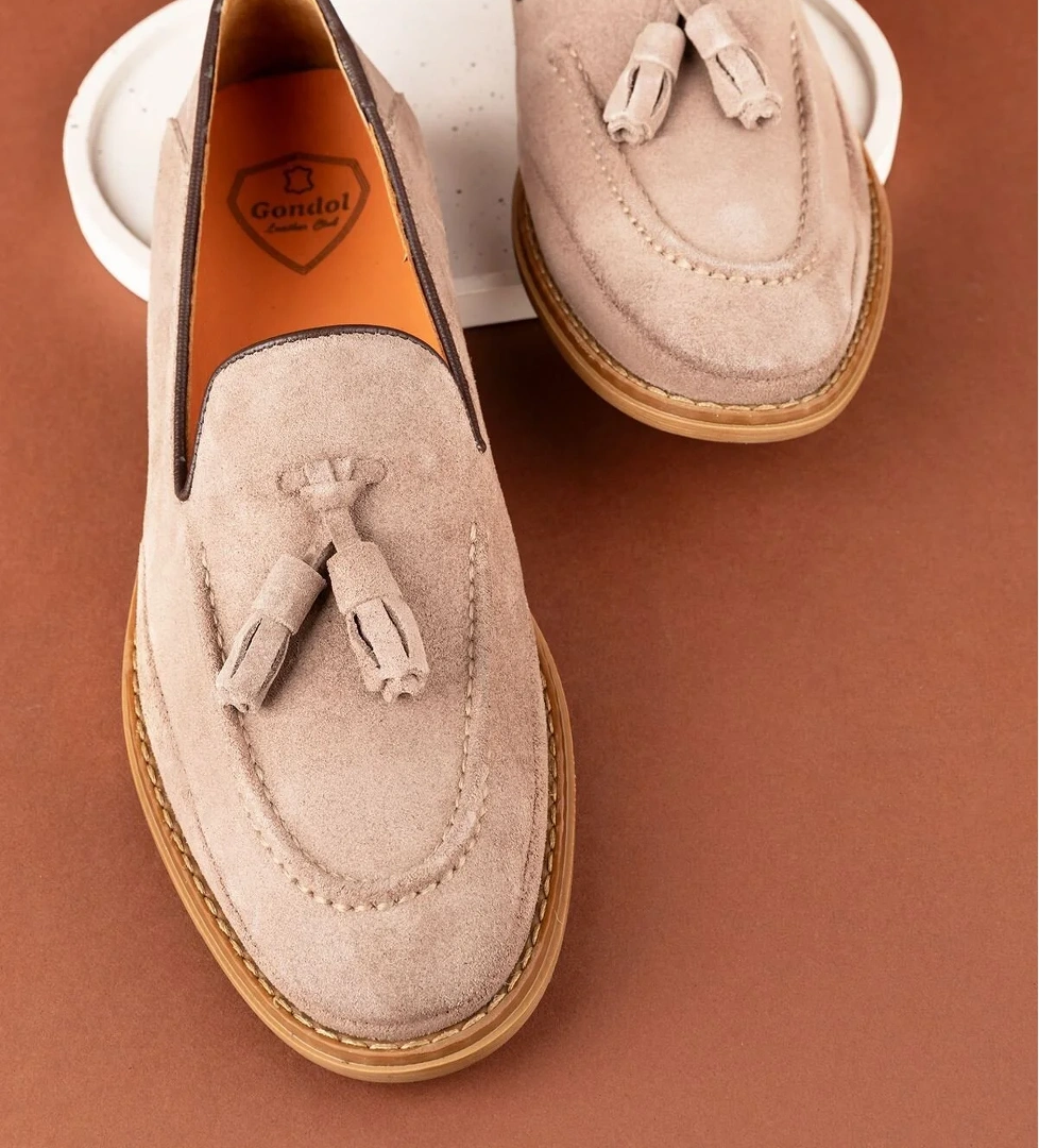 Gondol Kundura Gondol Içi Dışı Hakiki Deri Hafif Günlük Rahat Ayakkabı Src.851 model görseli