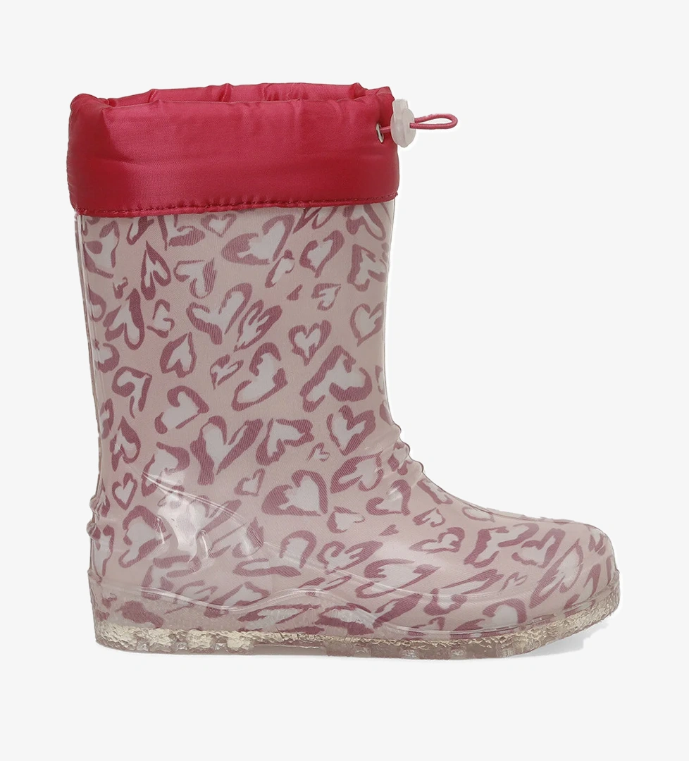 DEBRA F 4PR Pudra Kız Çocuk Yağmur Çizmesi - Görsel 1