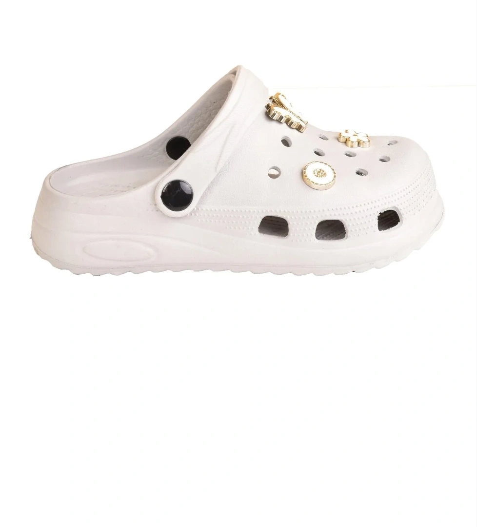 Kız Çocuk Yüksek Topuklu Taşlı Terlik Sandalet