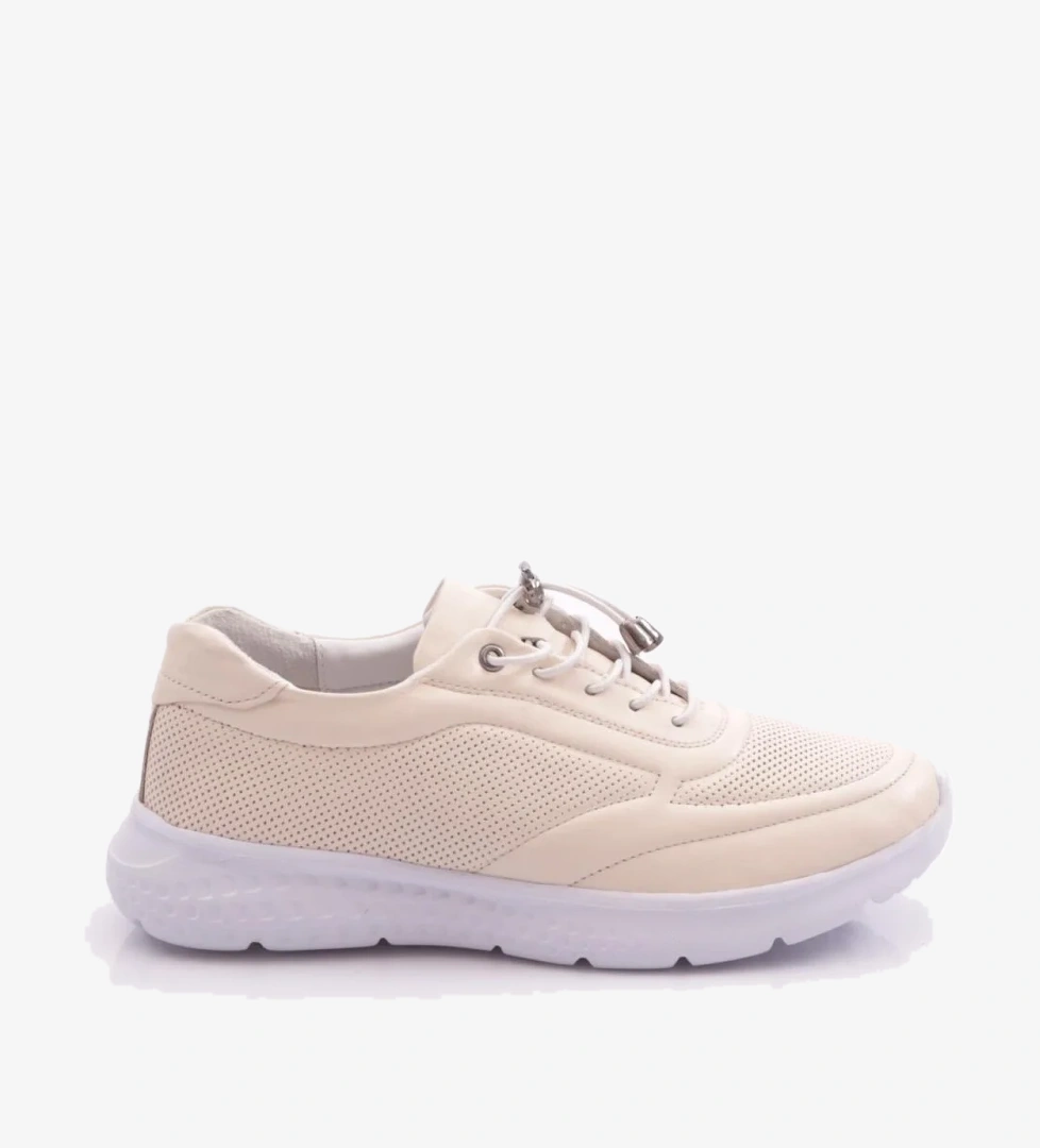 2024 Kadin Bağcikli Lazer Comfort Ayakkabi - Görsel 1