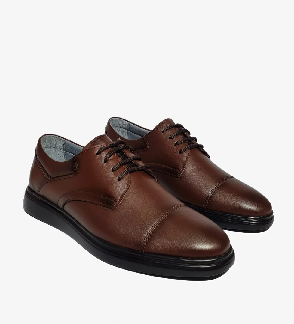 Erkek Hakiki Deri Rahat Yumuşak Kalın Taban Casual Ayakkabı AY-1021