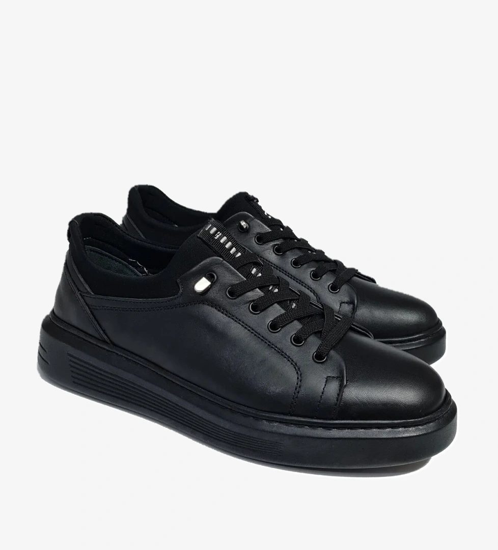 Erkek Hakiki Deri Rahat Yumuşak Kalın Taban Casual Ayakkabı AY-1050 - Görsel 1