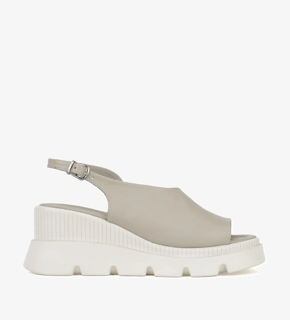 Ziya Kadın Hakiki Deri Dolgu Topuk Sandalet 1411020Z2008 Silver model görseli