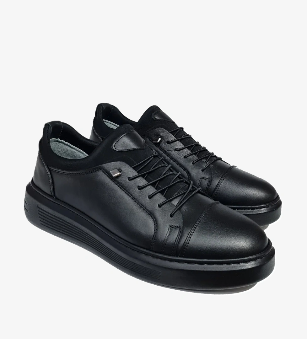 Akyüz Erkek Hakiki Deri Rahat Yumuşak Kalın Taban Casual Ayakkabı AY-1040 model görseli