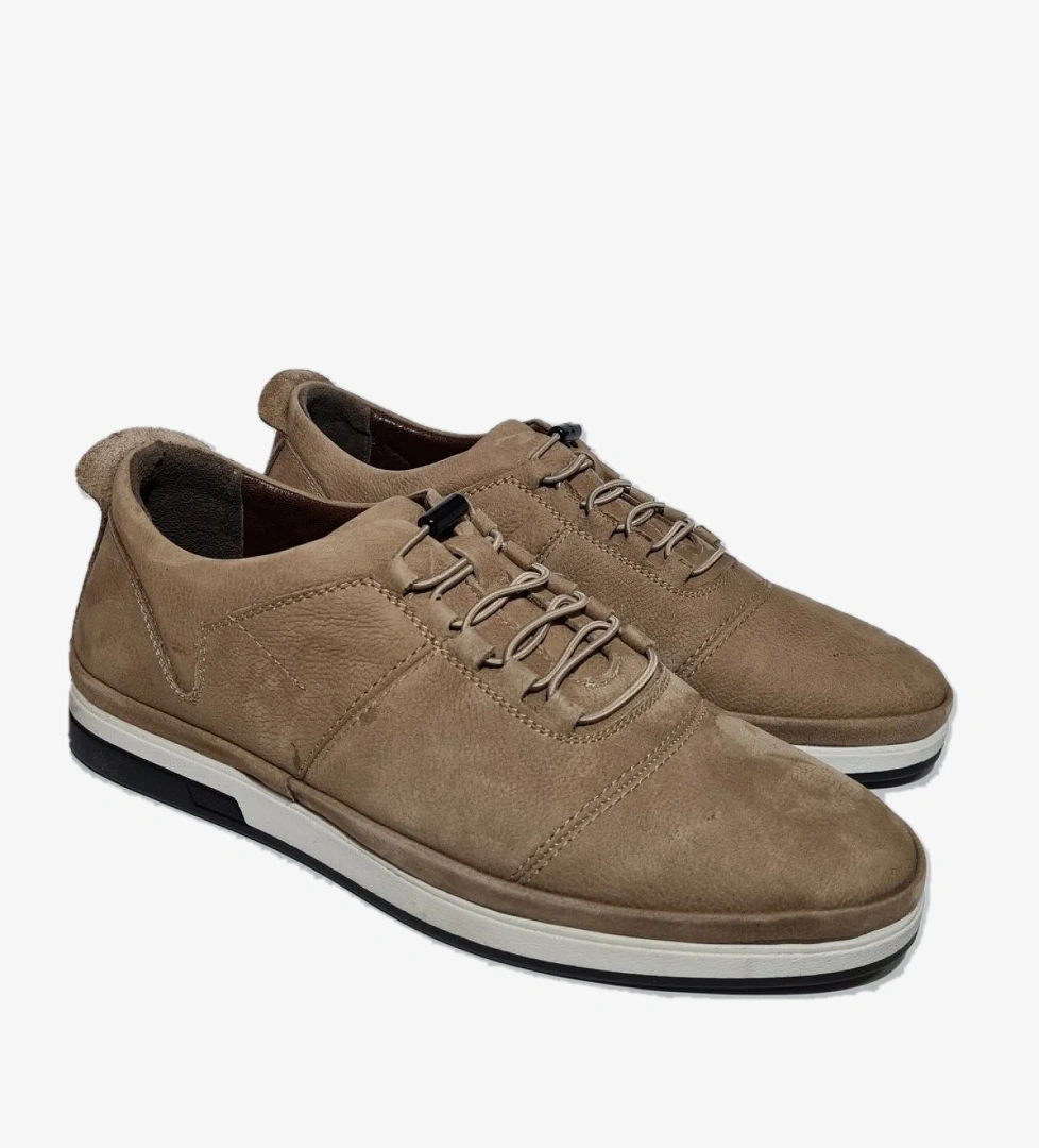 Erkek Hakiki Nubuk Deri Rahat Yumuşak Taban Casual Ayakkabı MARKA-200