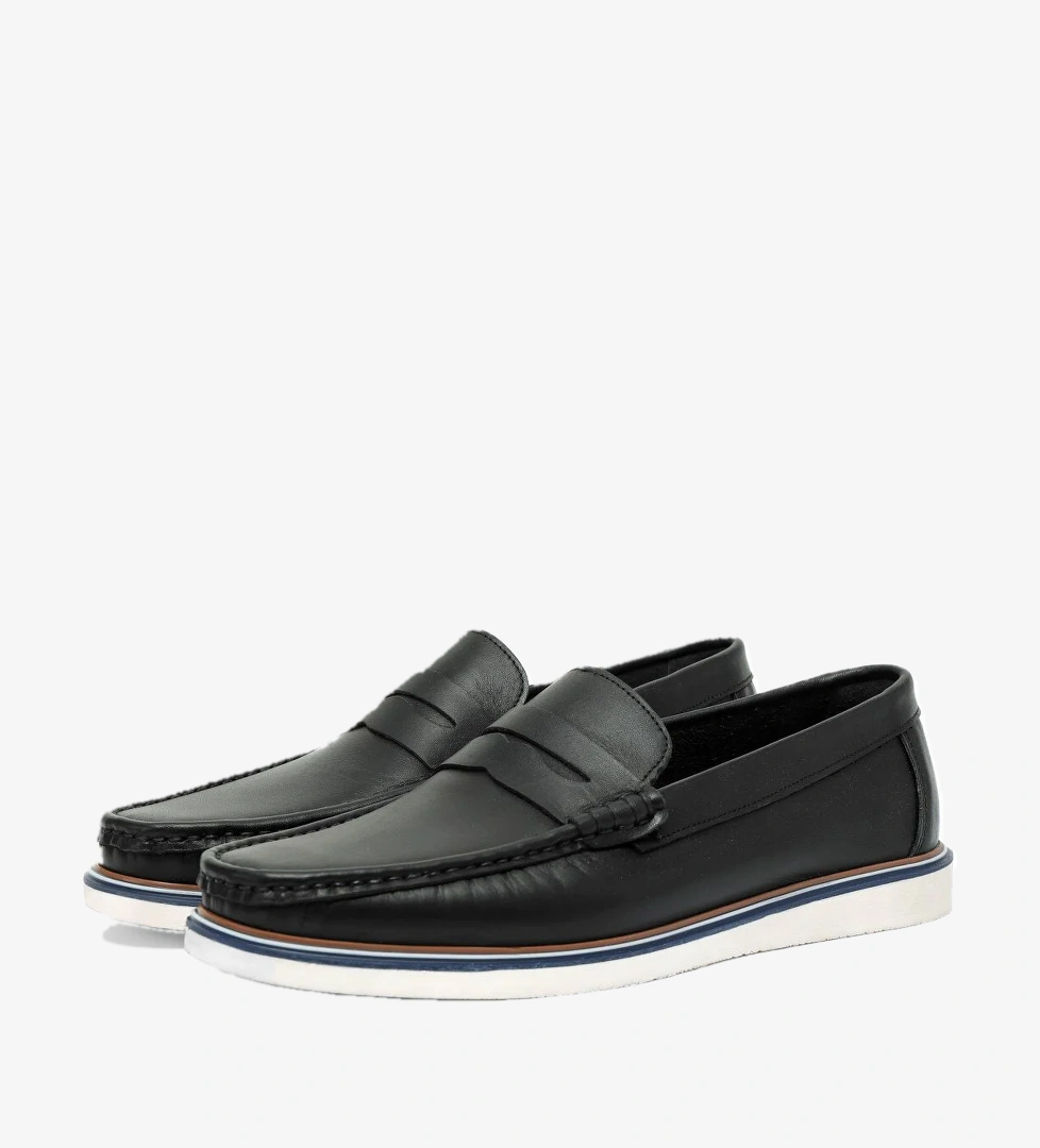 Vittoria Hakiki Deri Erkek Günlük Ayakkabı Loafer Ayakkabı