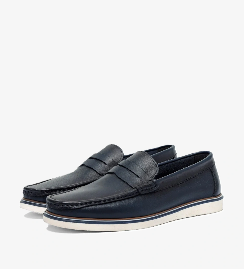 Vittoria Hakiki Deri Erkek Günlük Ayakkabı Loafer Ayakkabı