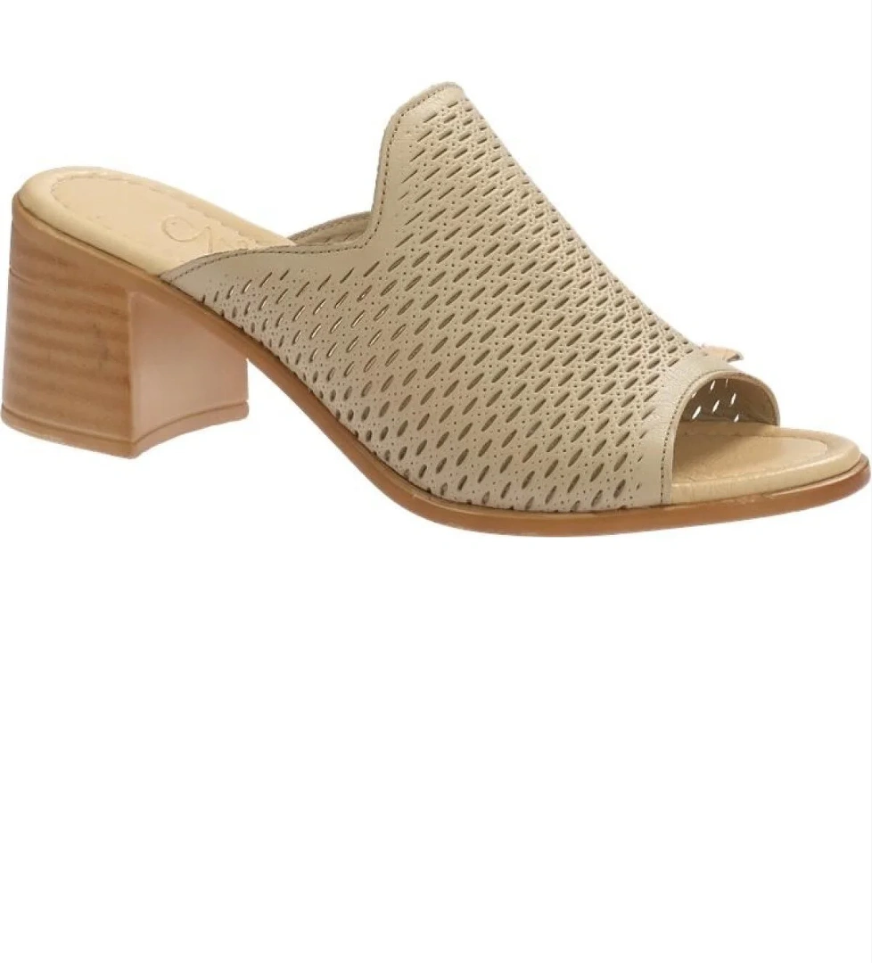 Voyager Kadın Topuklu Hakiki Deri Yumuşak Taban Terlik 9753 model görseli