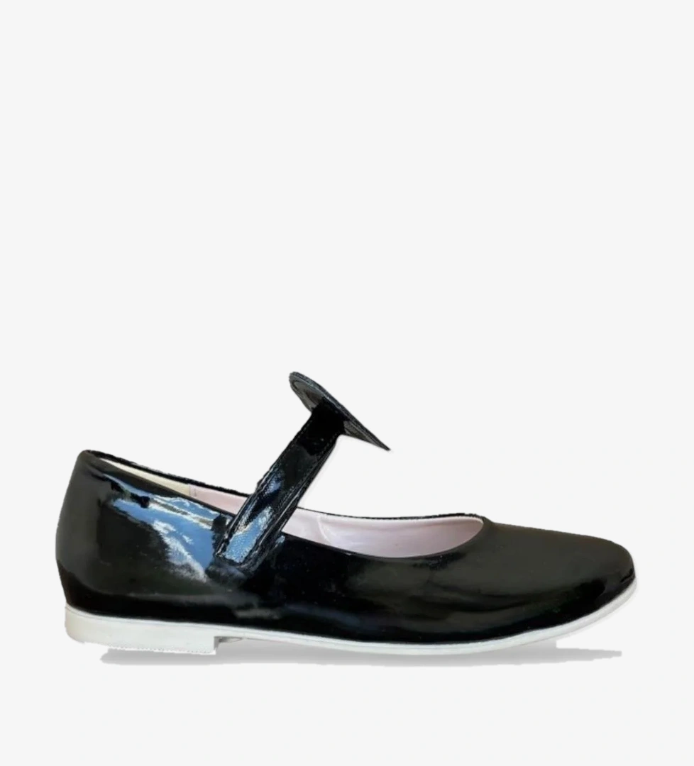 Liger Kalpli Kız Çocuk Babet Ayakkabı SİYAH model görseli