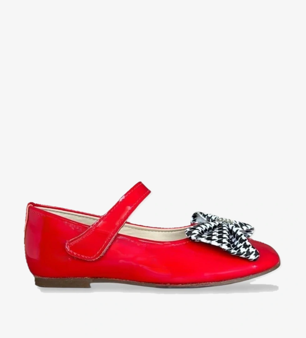 Kız Çocuk Babet Ayakkabı KIRMIZI - Görsel 1