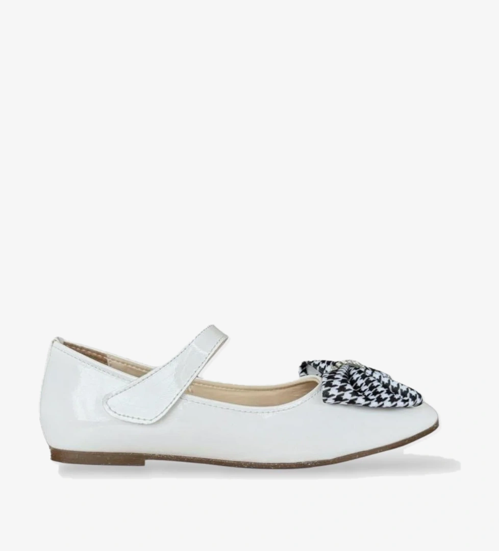 Kız Çocuk Babet Ayakkabı BEYAZ