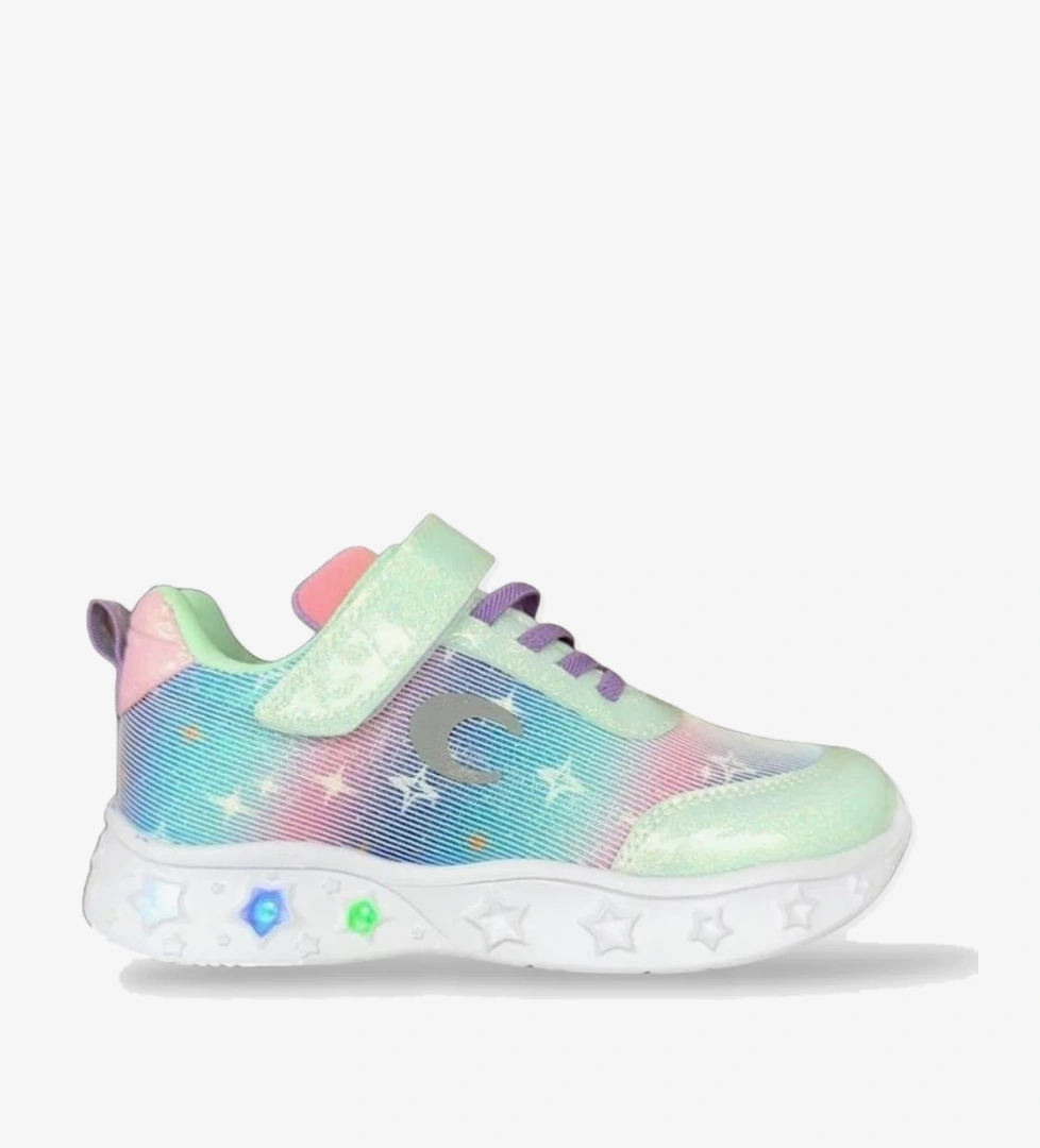 Liger Işıklı Ortopedik Kız Çocuk Spor Ayakkabı YEŞİL model görseli