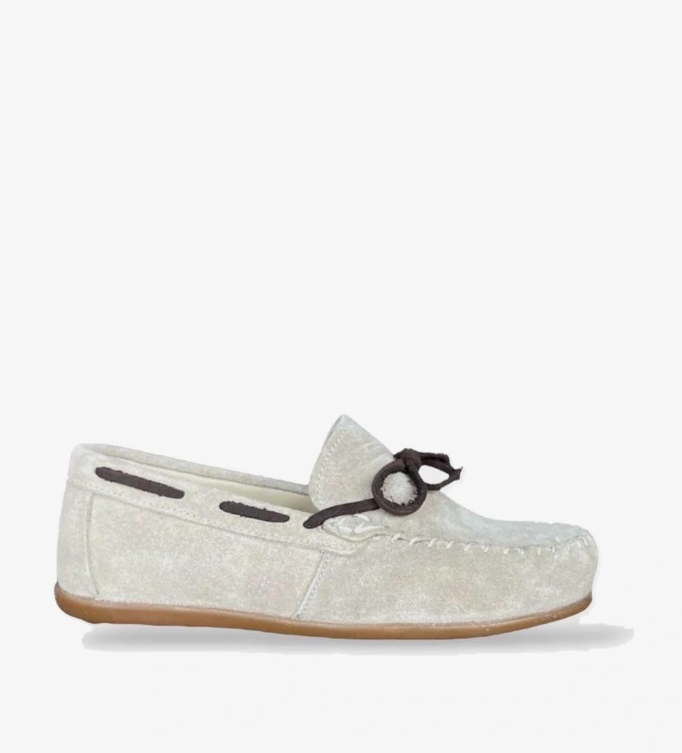 Hakiki Deri Süet Timberland Erkek Çocuk Ayakkabı KUM