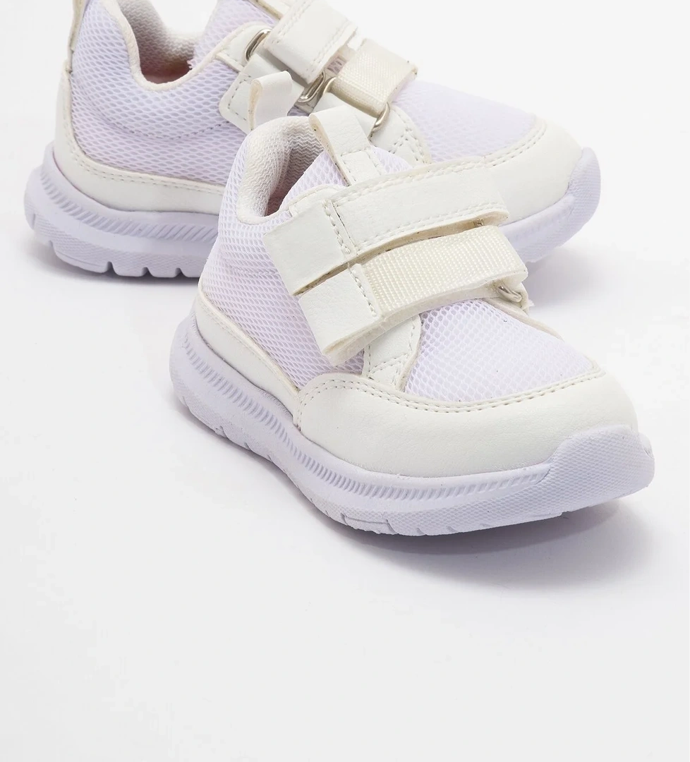 Unisex Çocuk Beyaz Günlük Spor Ayakkabı