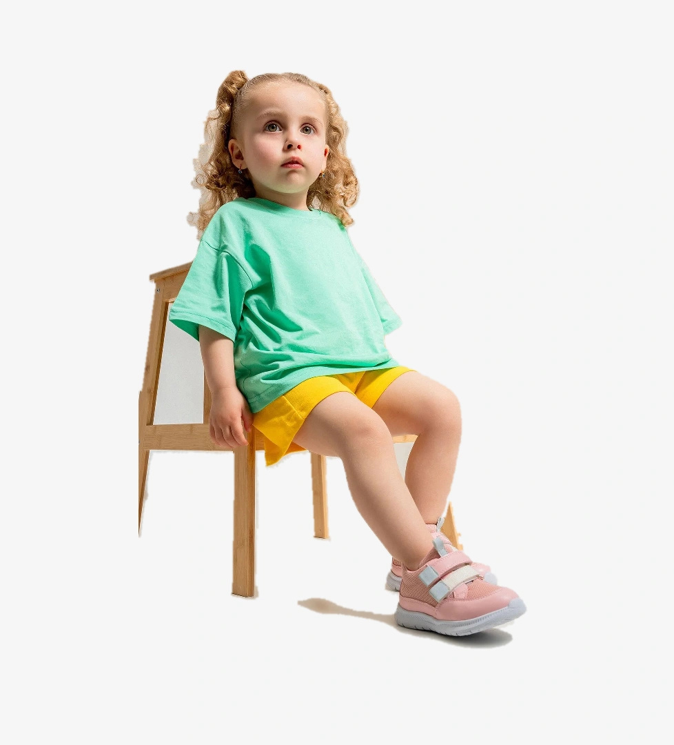 Unisex Çocuk Pembe Günlük Spor Ayakkabı