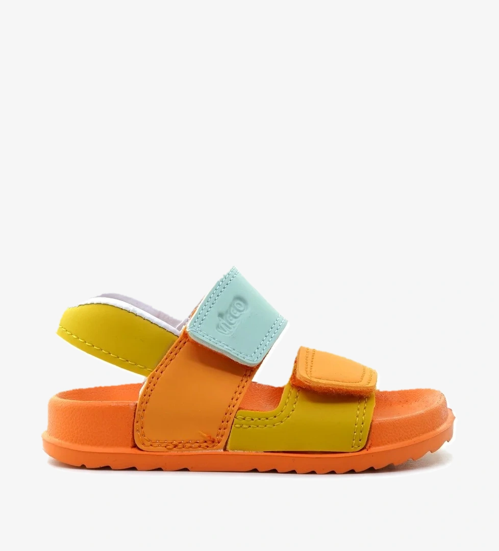 Vicco Vi̇cco Kri̇xi̇ Erkek Çocuk Anatomi̇k Hafi̇f Taban Sandalet (22-35) 23y 321.252 Pe Turuncu Beyaz/sax model görseli