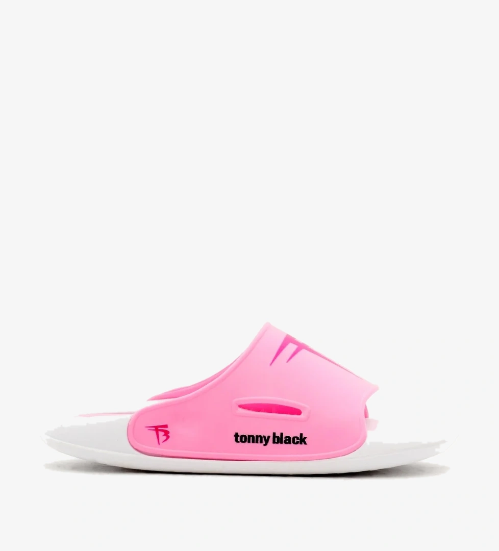 Çocuk Unisex Pembe Poli Taban Logolu Terlik