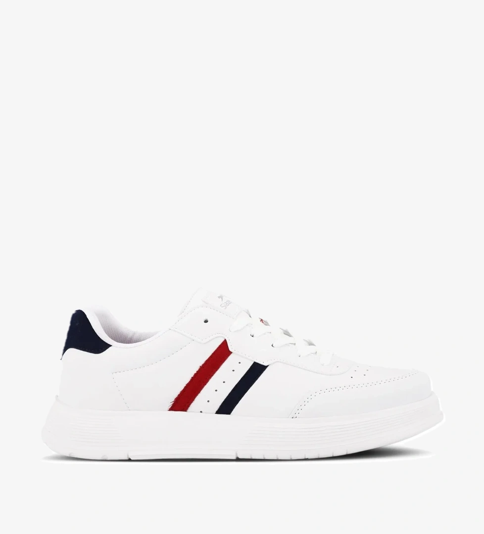 ZIPPER I Kadın Sneaker Ayakkabı Beyaz / Lacivert / Kırmızı