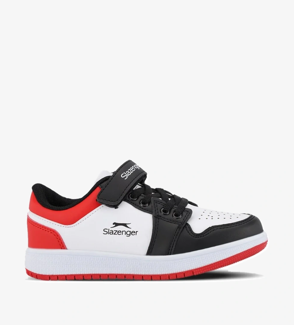 PRINCE I Unisex Çocuk Sneaker Ayakkabı Beyaz / Siyah / Kırmızı