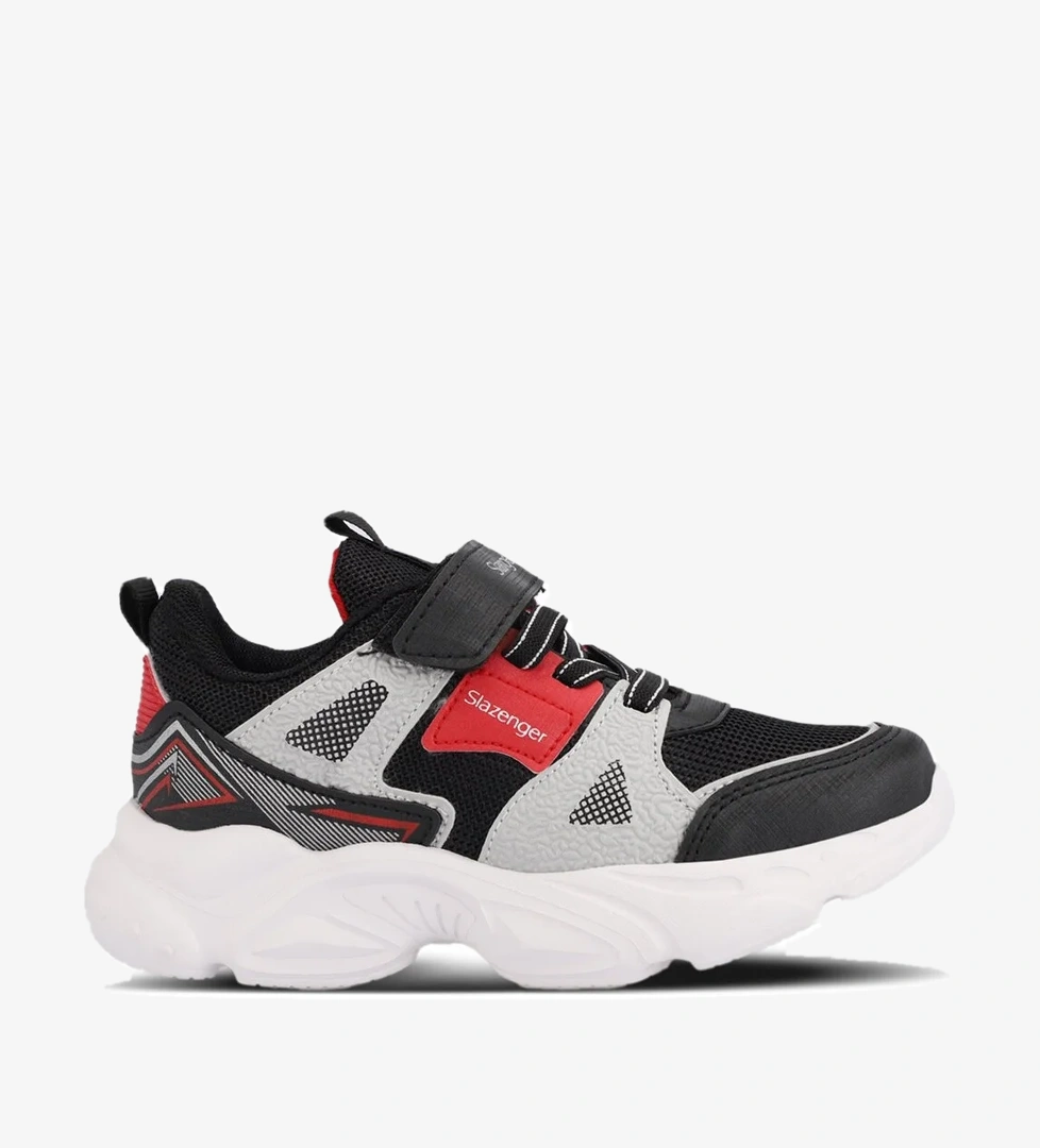 NELSON Unisex Çocuk Sneaker Ayakkabı Siyah / Kırmızı