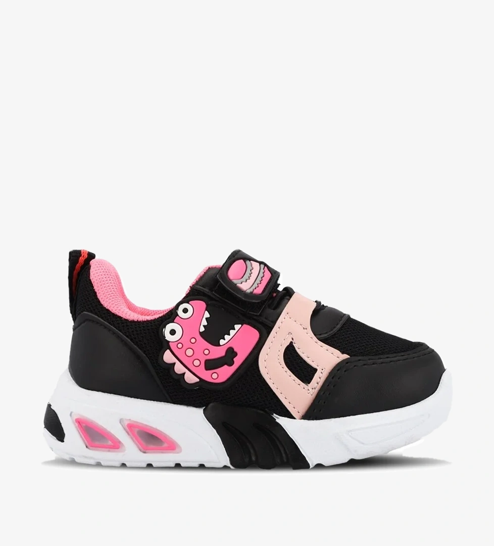 PANAMA IN Kız Çocuk Sneaker Ayakkabı Siyah / Fuşya