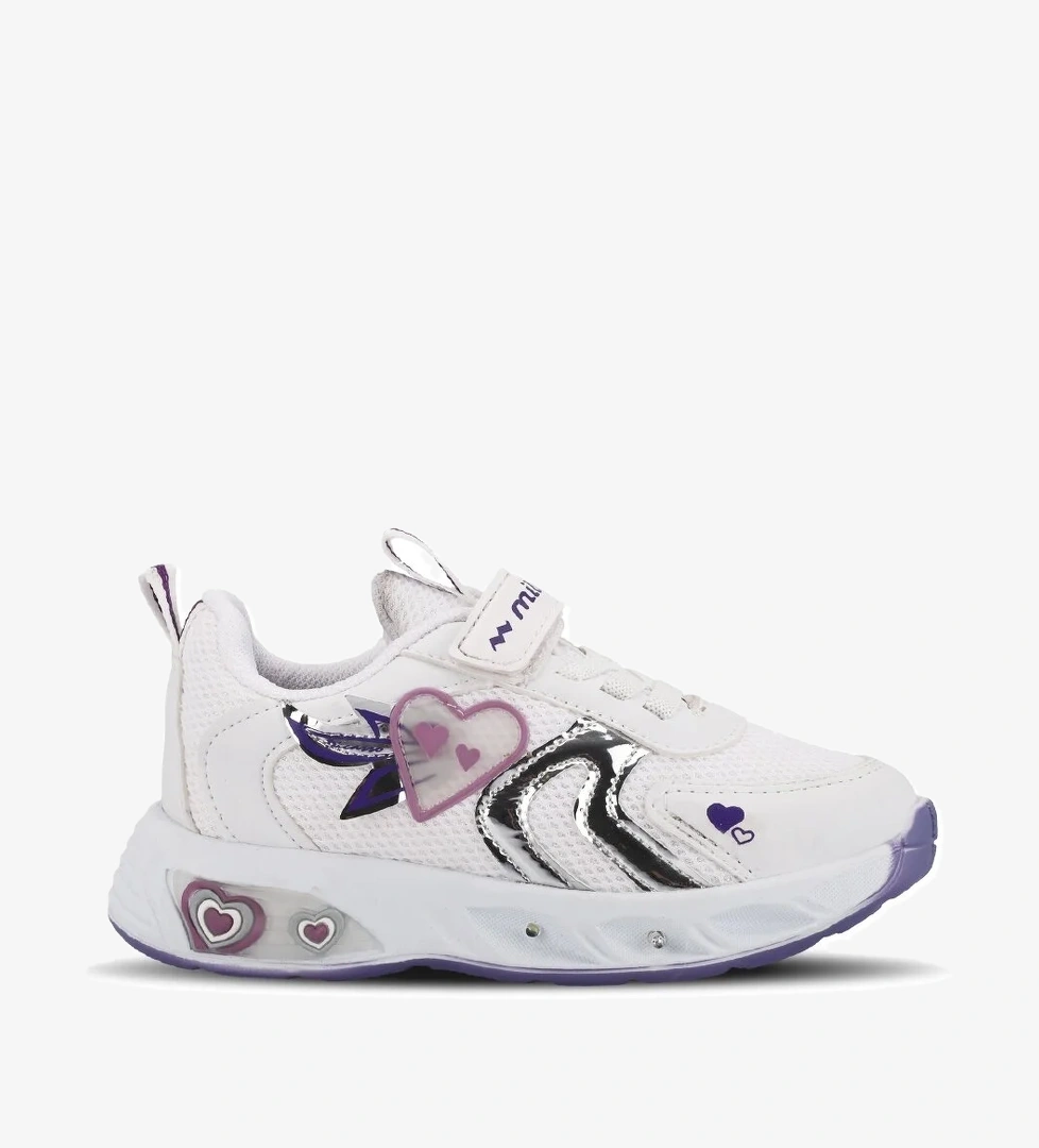 PAOLINO IN Kız Çocuk Sneaker Ayakkabı Beyaz / Mor
