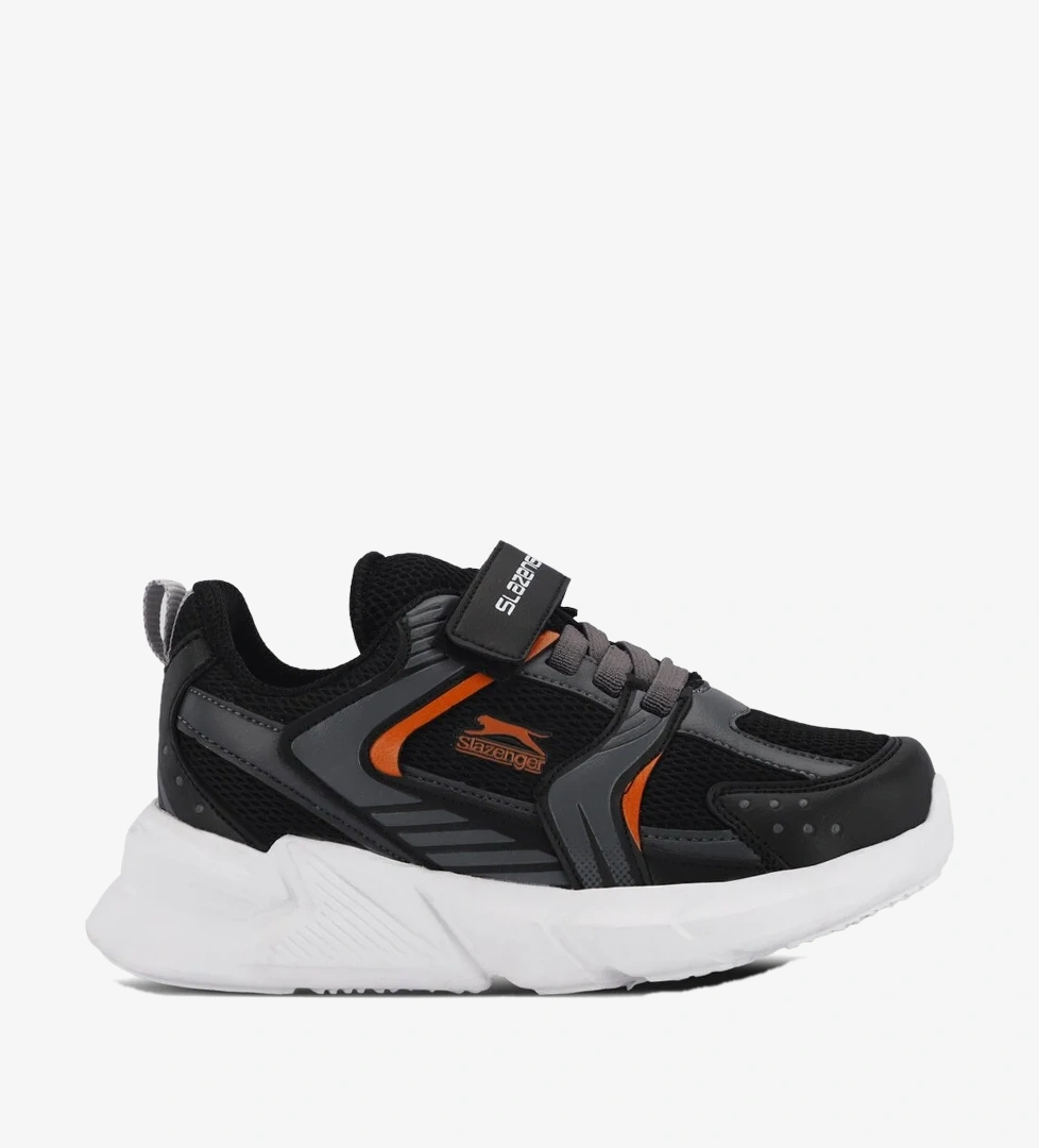 Slazenger KENDALL Unisex Çocuk Sneaker Ayakkabı Siyah / Koyu Gri
