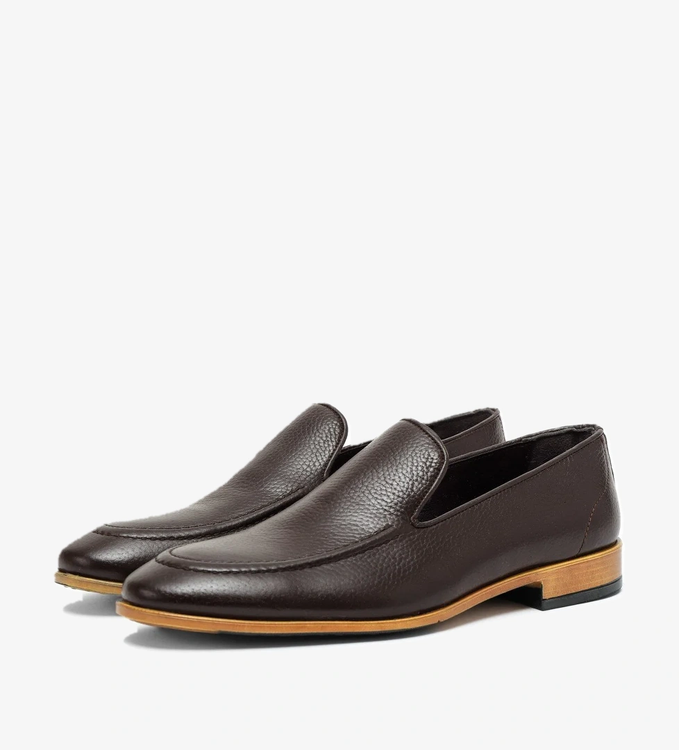 Flavia Hakiki Deri Erkek Klasik Ayakkabı, Loafer Klasik Ayakkabı - Görsel 1