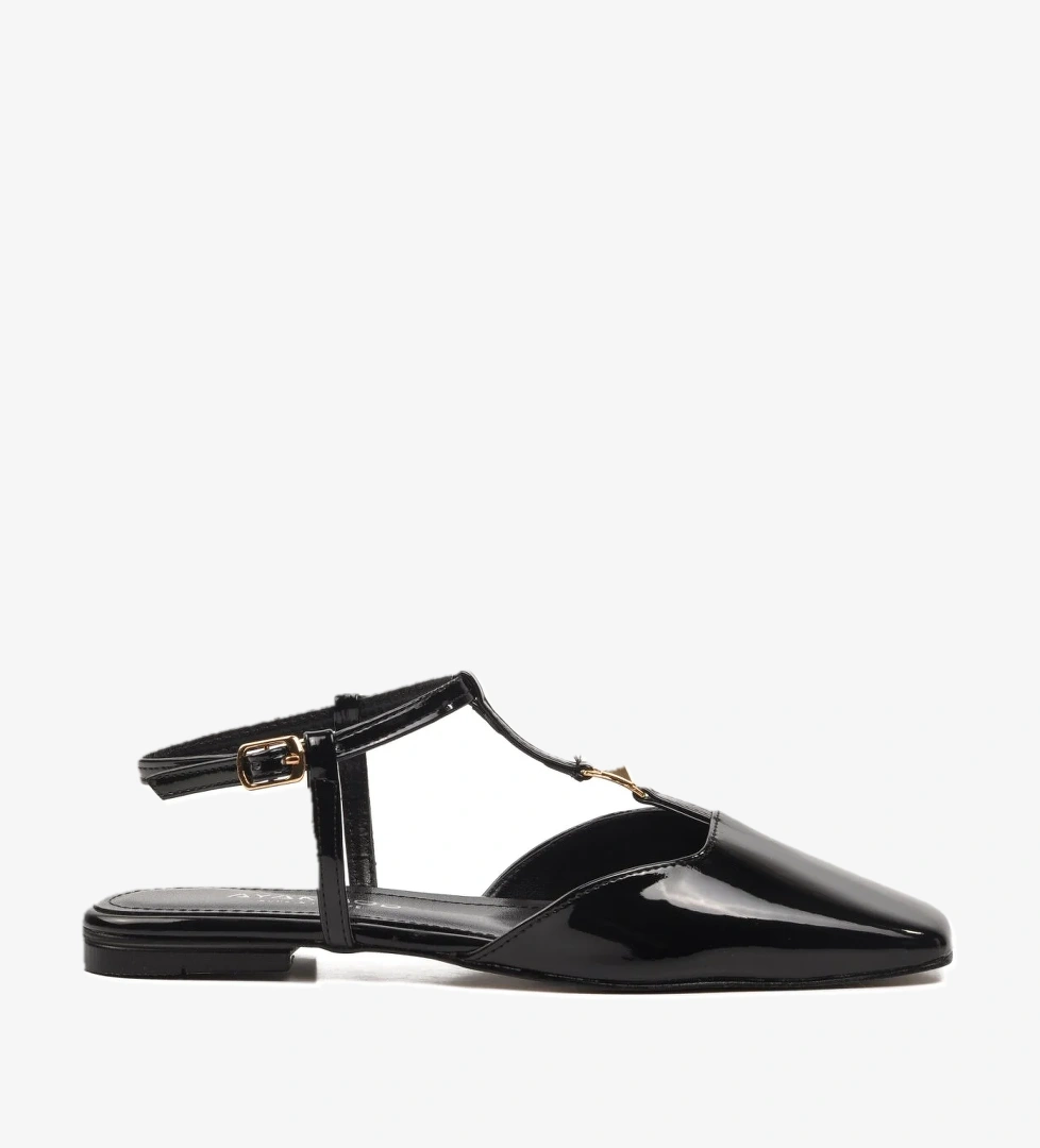 Ayakmod 670476 Bej Siyah Kadın Babet model görseli