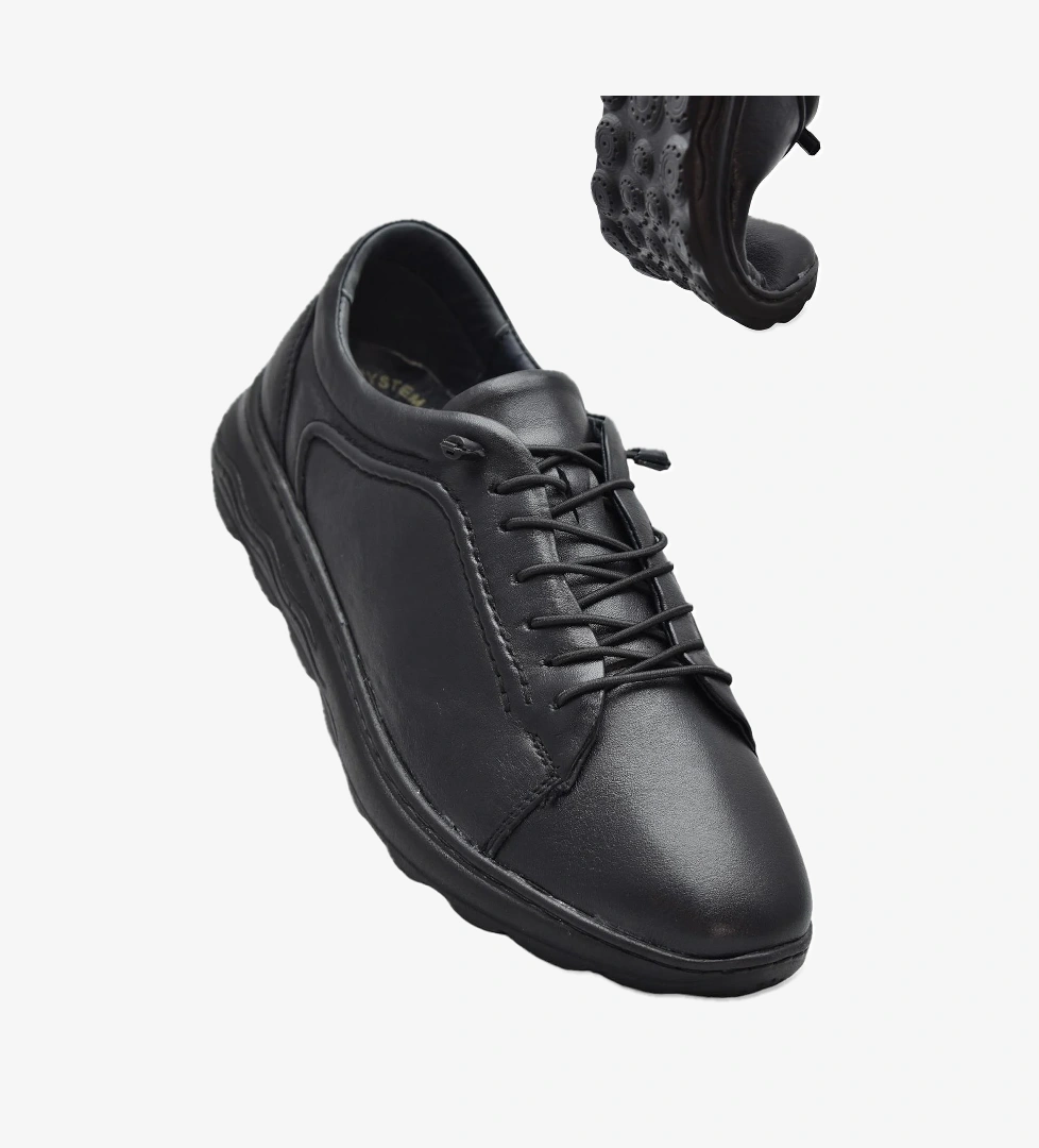 Ayakkabı Burada 400P Tam Ortopedik Taban Hakiki Deri Erkek Ayakkabı Günlük Erkek Deri Ayakkabı Hafif Poli Taban model görseli