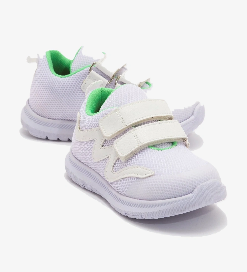 Unisex Çocuk Beyaz Günlük İlk Adım Spor Ayakkabı