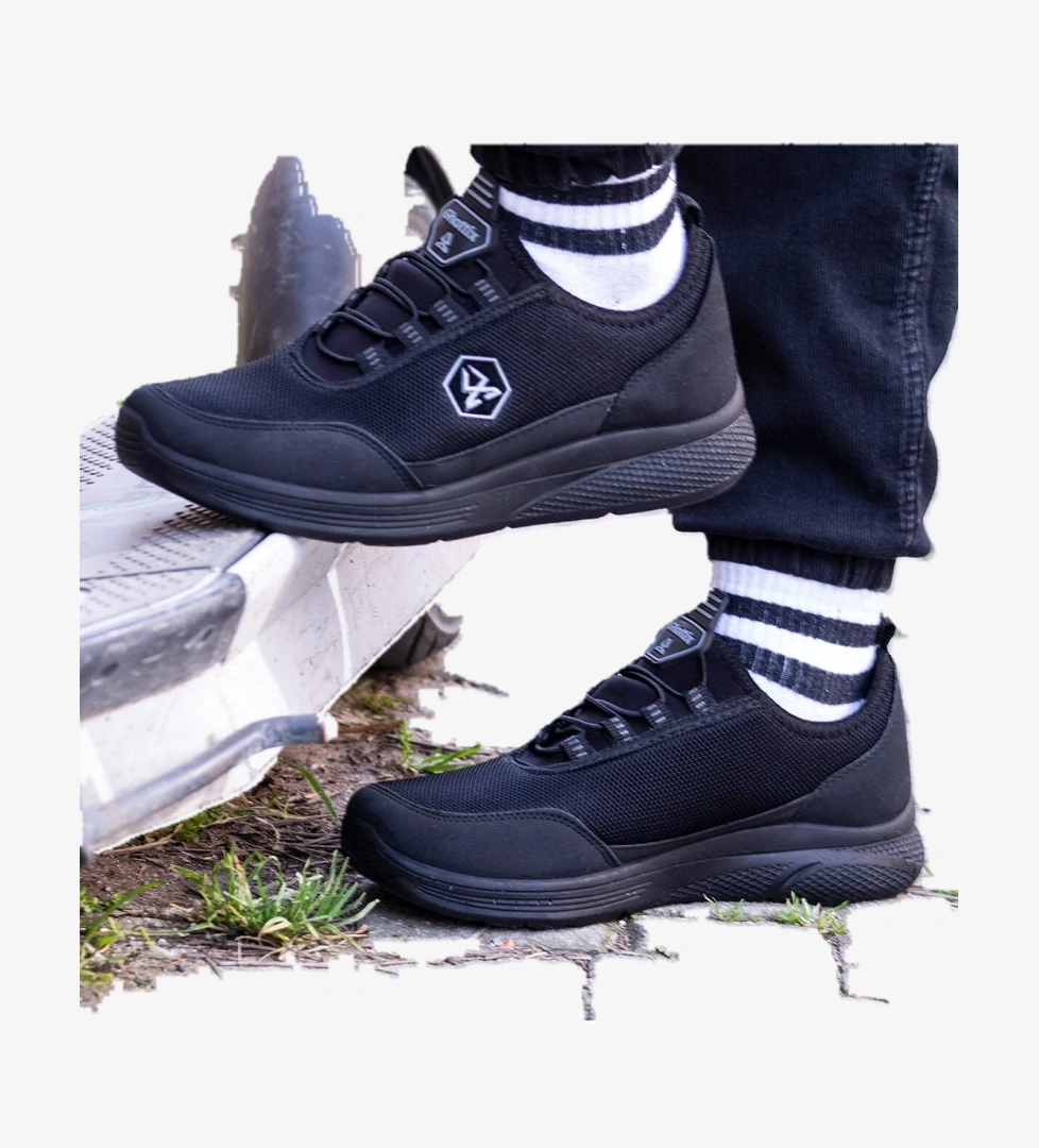 Ghattix Ghattix Yup Günlük Erkek Spor Ayakkabı Yürüyüş Koşu Siyah model görseli