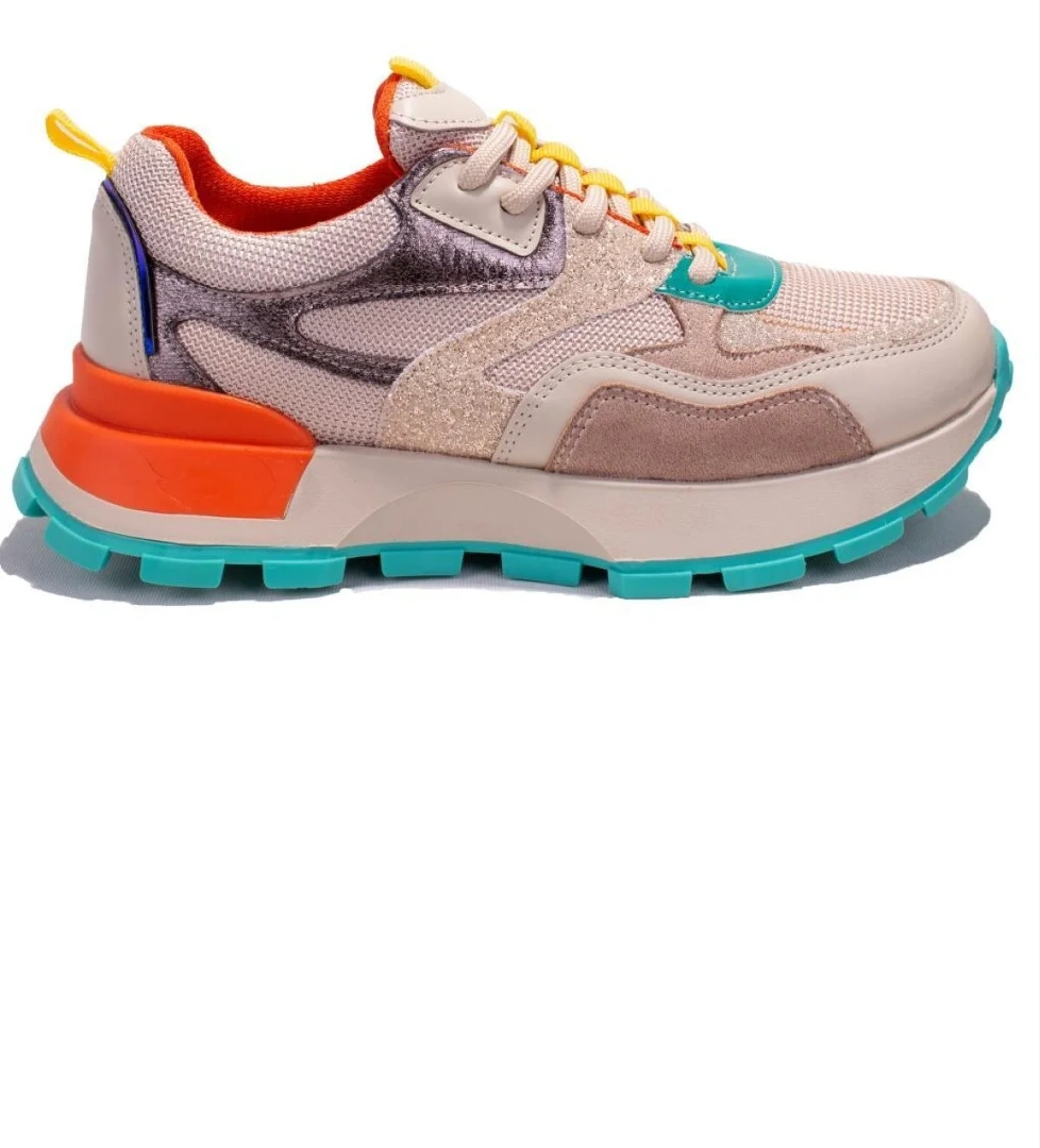 Dagoster DZS07-20141 Bej Ortopedik Günlük Kadın Spor Ayakkabı model görseli