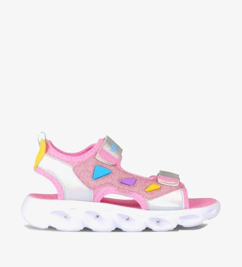 Vicco Vicco Pembe 24Y.204 Hilda Işıklı Taban Çocuk Sandalet Flo'da! Pembe - 1. görsel