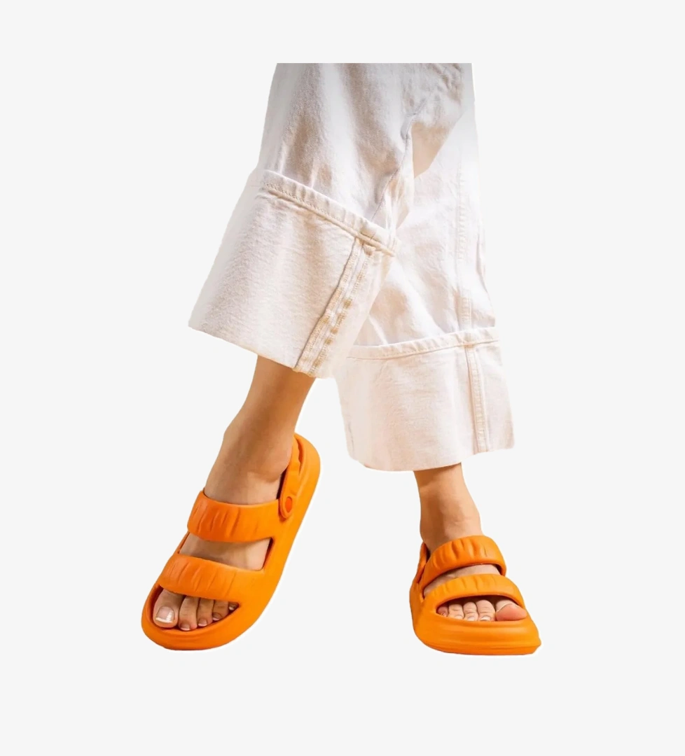 Plaj Havuz Hafif Rahat Kadın Sandalet TURUNCU