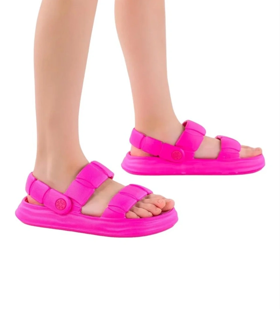 Plaj Havuz Hafif Rahat Kadın Sandalet FUŞYA