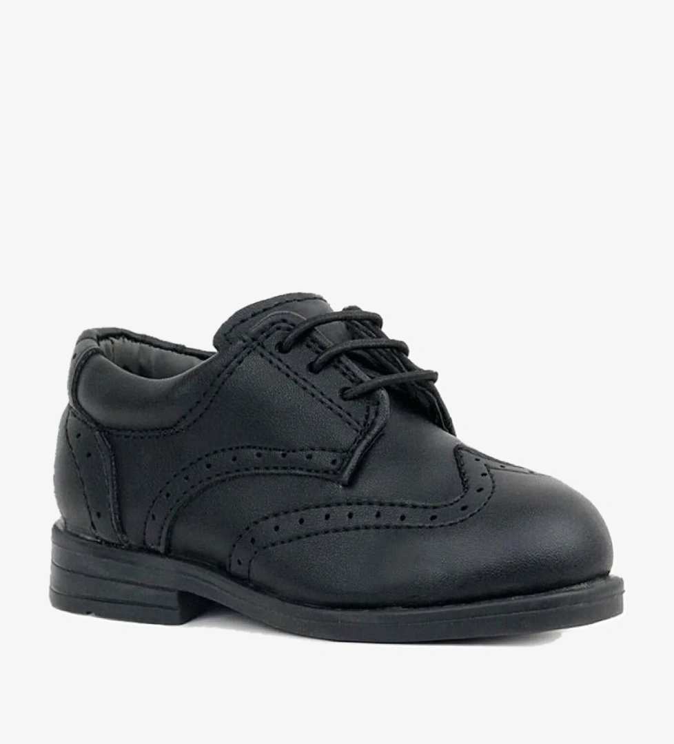 Rakerplus Titan Siyah Mat Bağcıklı Erkek Bebek Ayakkabı model görseli