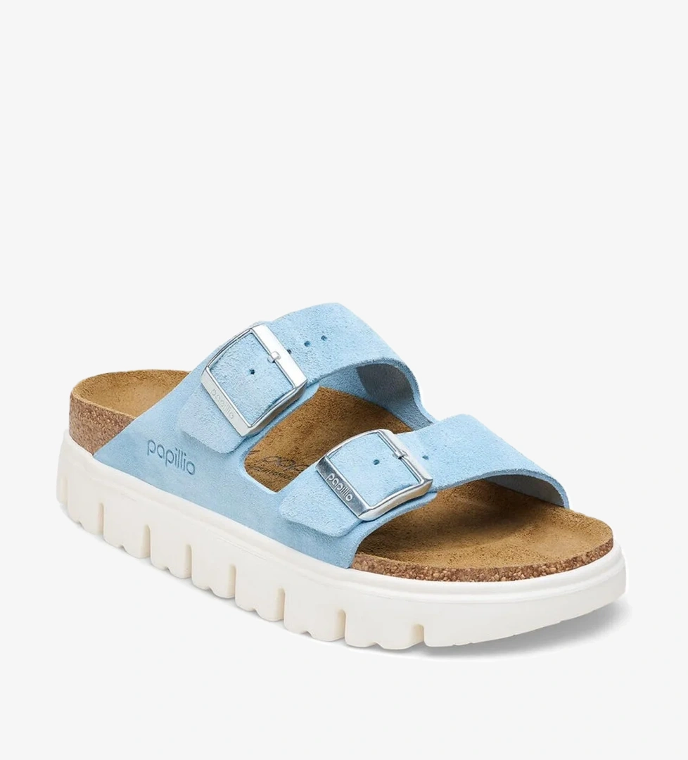 Birkenstock Arizona Chunky Vl Açık Pembe-beyaz Mavi Kadın Terlik model görseli