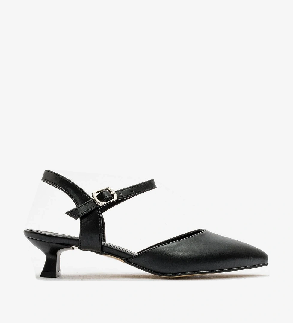 Kadın Düz Topuklu Ayakkabı SİYAH CİLT