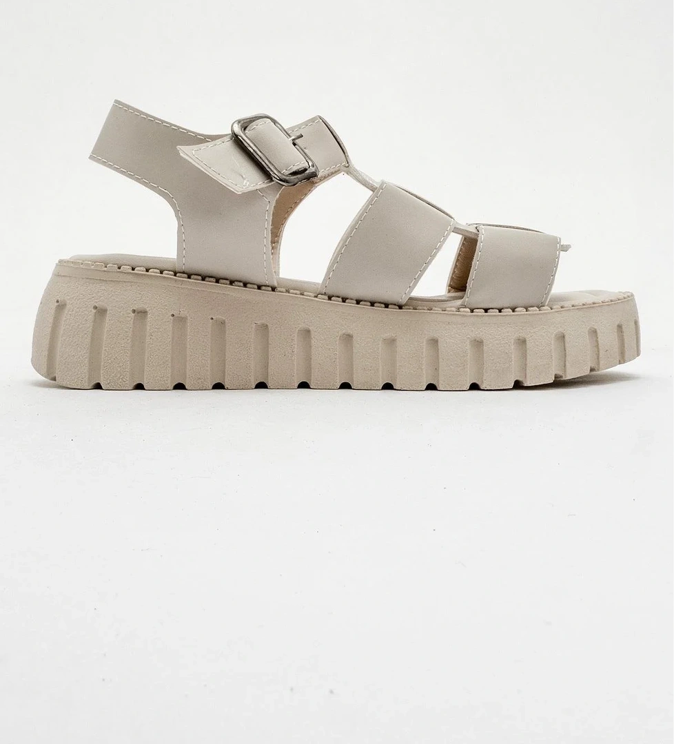 Kadın Biyeli Sandalet Ten