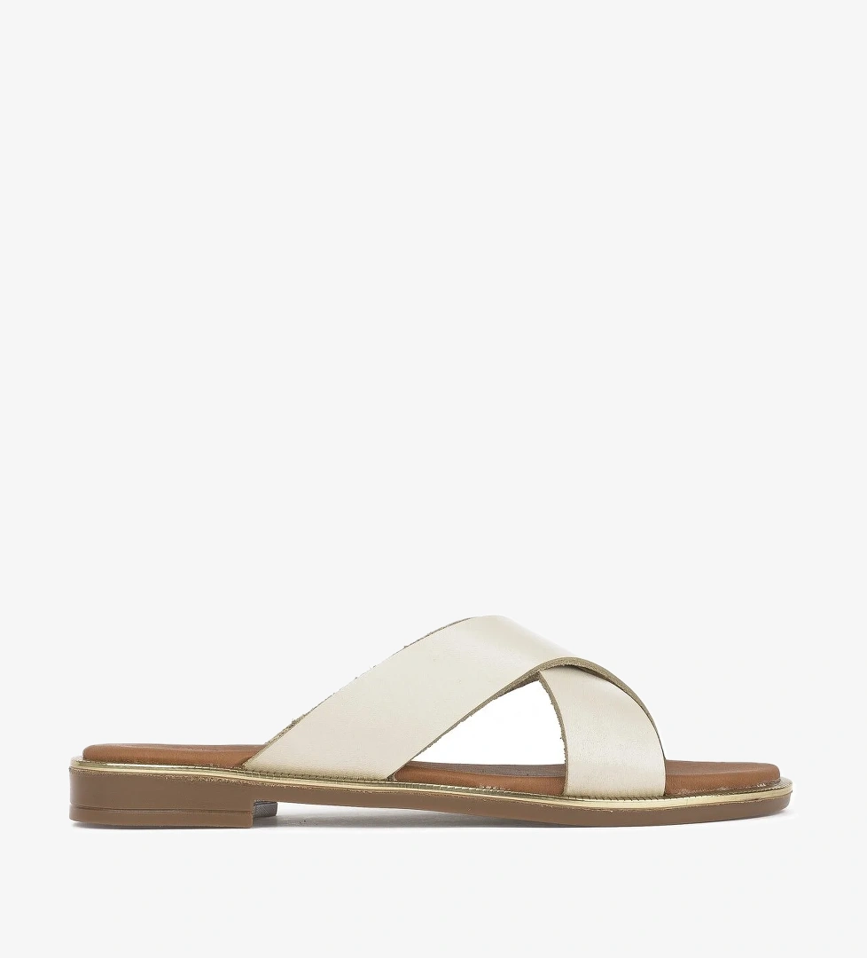 Ziya Kadın Hakiki Deri Terlik 1411009Z722 Bej model görseli