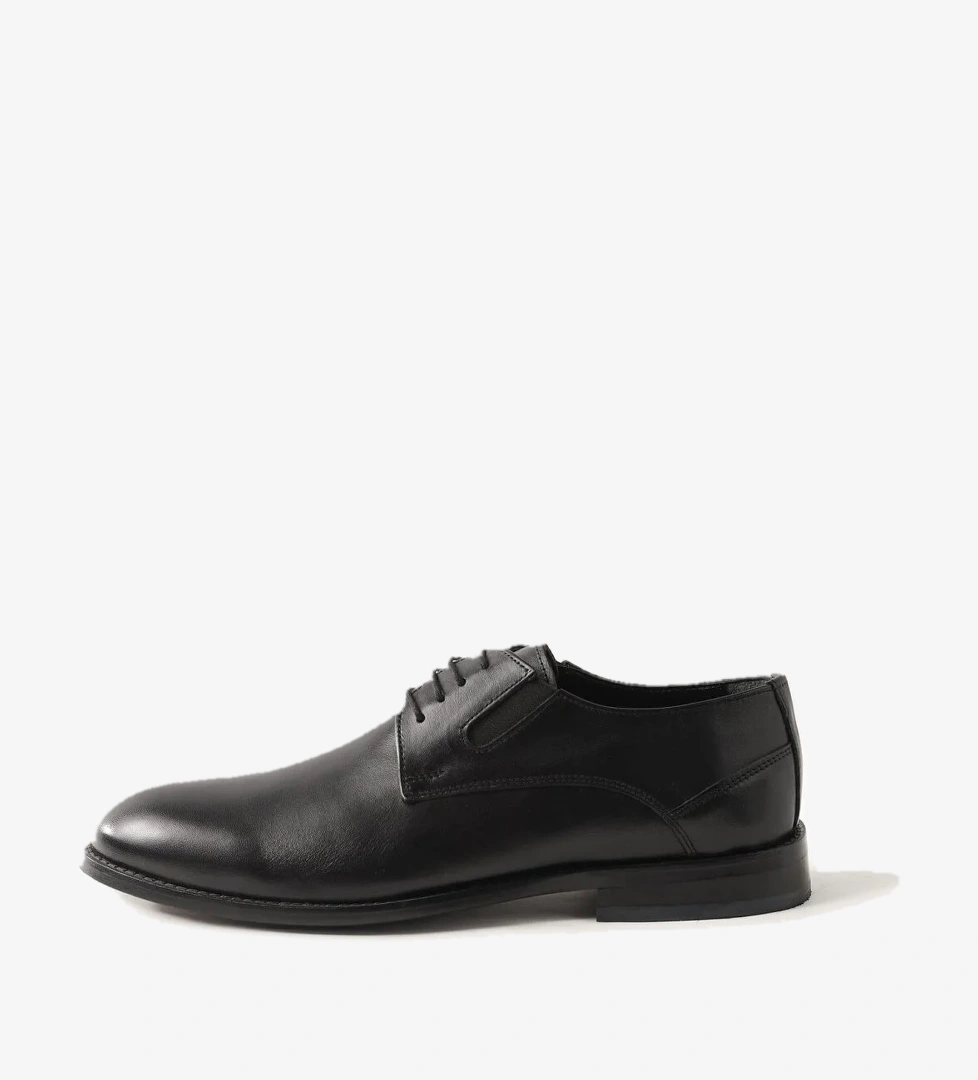 Siyah Erkek Deri Klasik Ayakkabı - 103054 - Görsel 1