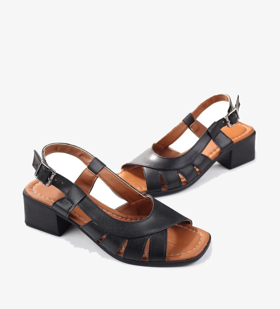 Frzn-1611 Kadın 4,5 Cm Topuklu Yazlık Ayakkabı