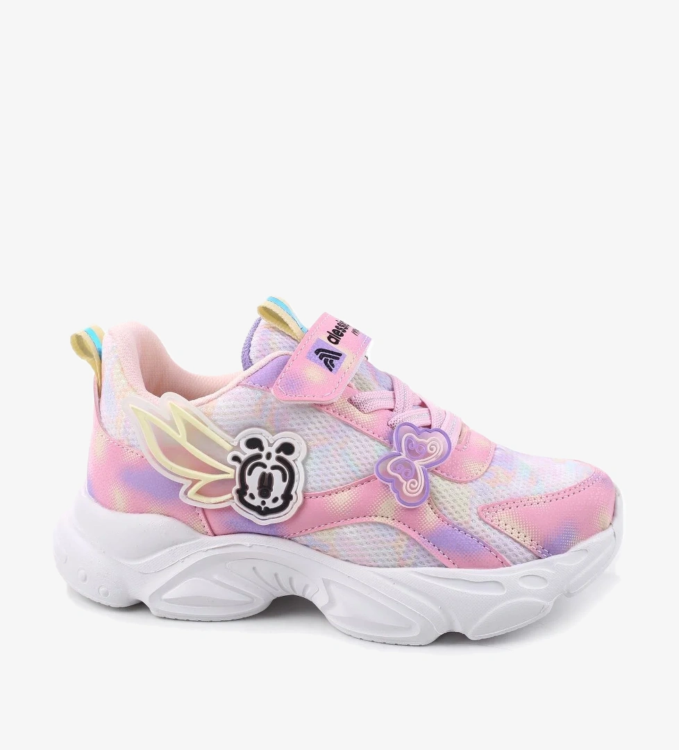 034 Rahat Hafif Taban Kız Çocuk Spor Ayakkabı - Görsel 1